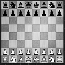  موقعیت اولیهٔ مهره‌ها در صفحهٔ شطرنج