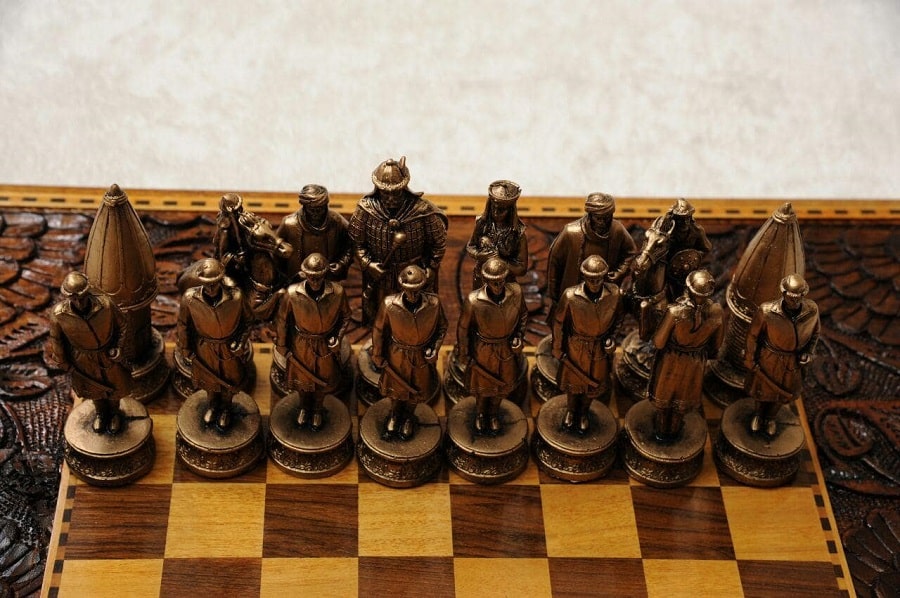 موقعیت اولیهٔ مهره‌ها در صفحهٔ شطرنج
